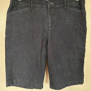St. John's Bay Secretly Slender  Denim Bermuda Shorts